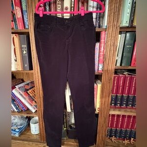 J Brand Black Corduroy Skinny Leg